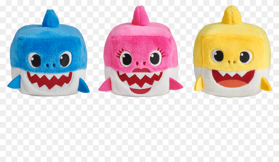 Pinkfong Baby Shark Official Song Cube Shark Family, Plush, Toy, Clothing, Hat Png Image