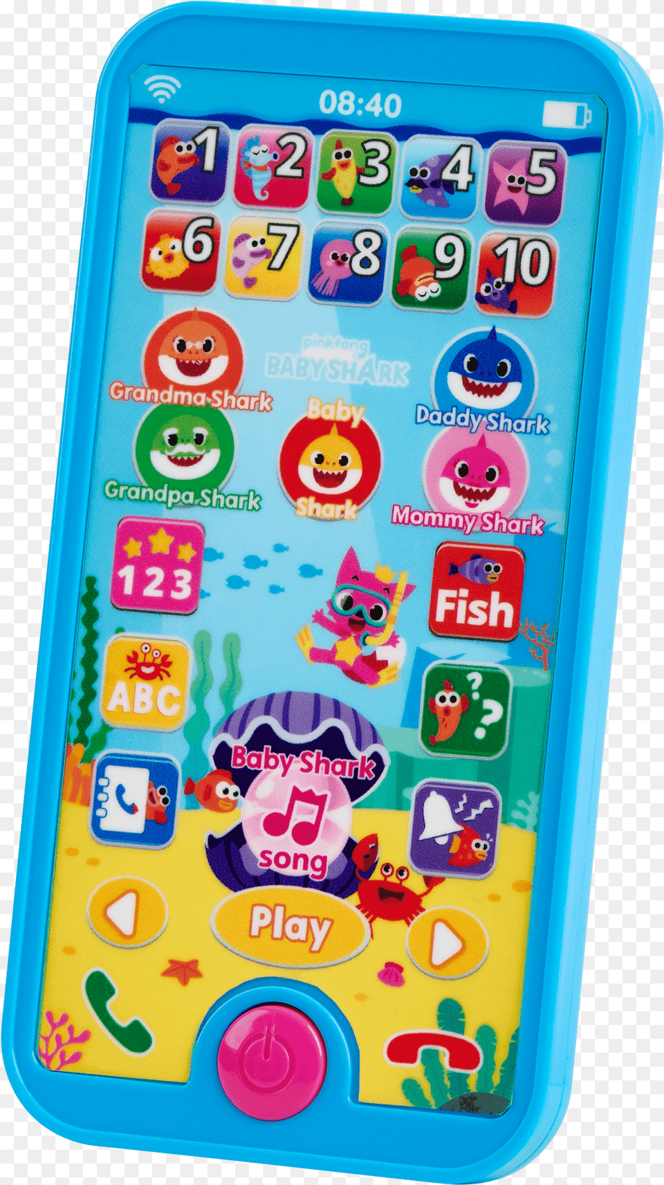 Pinkfong Shark Family Mike Wireless Singing Microphone Baby Shark Smartphone, Electronics, Phone, Mobile Phone, Machine Free Png