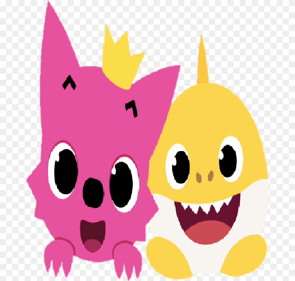 Pinkfong Y Baby Shark, Toy, Plush, Person, Animal Png
