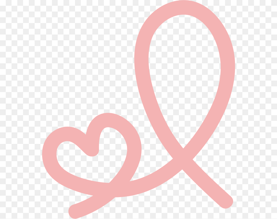 Pinkheartlove Cancer Ribbon In Heart, Smoke Pipe Free Png