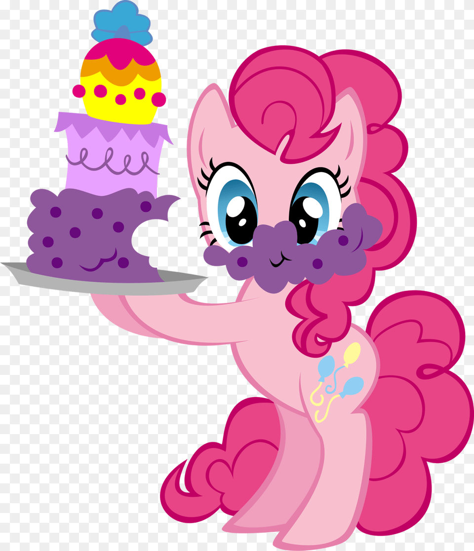 Pinkie Pie, Birthday Cake, Cake, Cream, Dessert Png