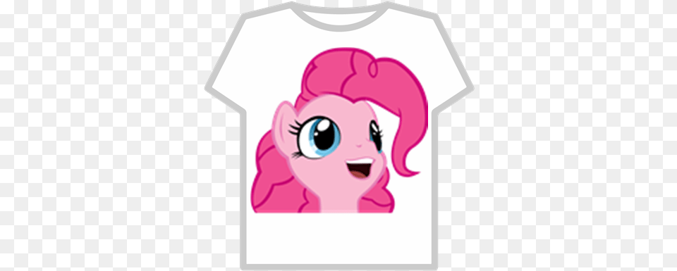 Pinkie Pie 3d Model Transparent Roblox T Shirt Unicornio Roblox, Clothing, T-shirt, Animal, Bear Free Png Download