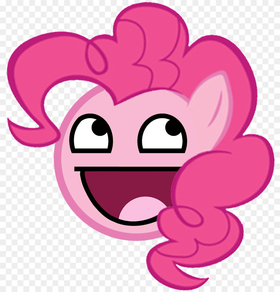 Pinkie Pie Awesome Face, Purple, Flower, Plant Free Transparent Png