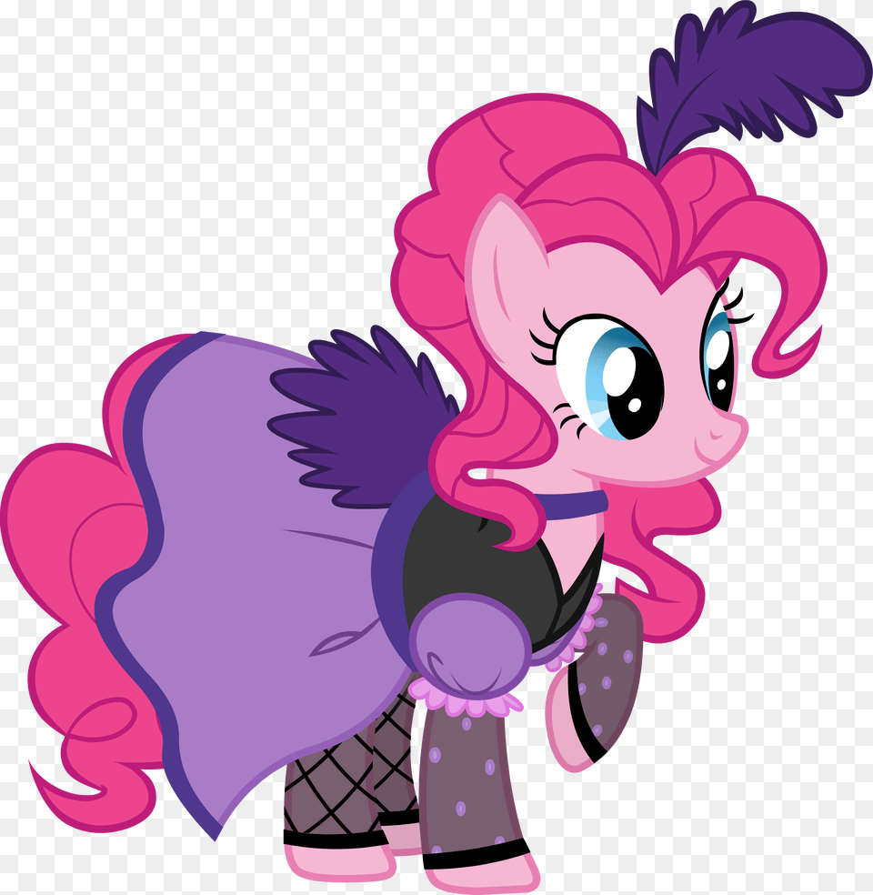 Pinkie Pie Eating A Cupcake Vector By Ponyengineer My Little Pony Pinkie Pie Dress, Purple, Book, Comics, Publication Free Transparent Png