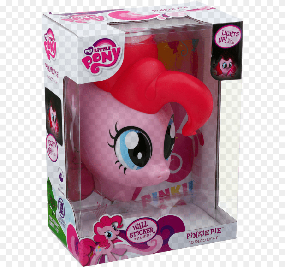 Pinkie Pie Night Light Meservtngcforg My Little Pony Friendship, Baby, Person Png Image