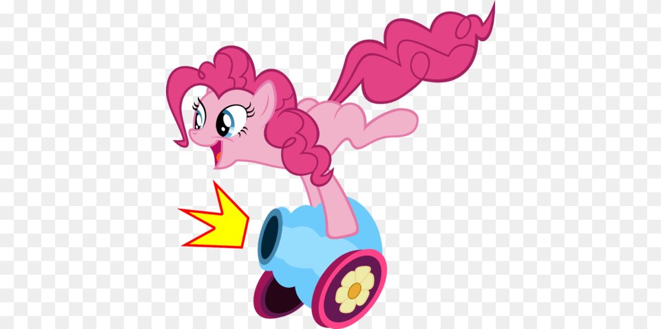 Pinkie Pie Party Cannon Vector By Hombre0 D4ik2vm Pinkie Pie Cannon, Dynamite, Weapon, Cartoon, Toy Png