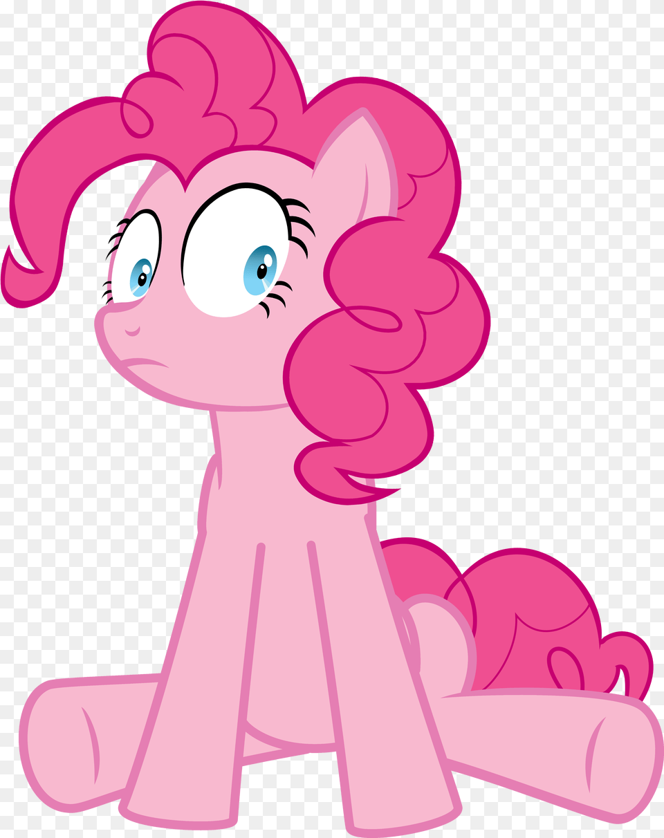 Pinkie Pie Pony Fluttershy Hair Pink Facial Expression Mlp Pinkie Pie Scared, Purple, Cartoon, Face, Head Free Png Download