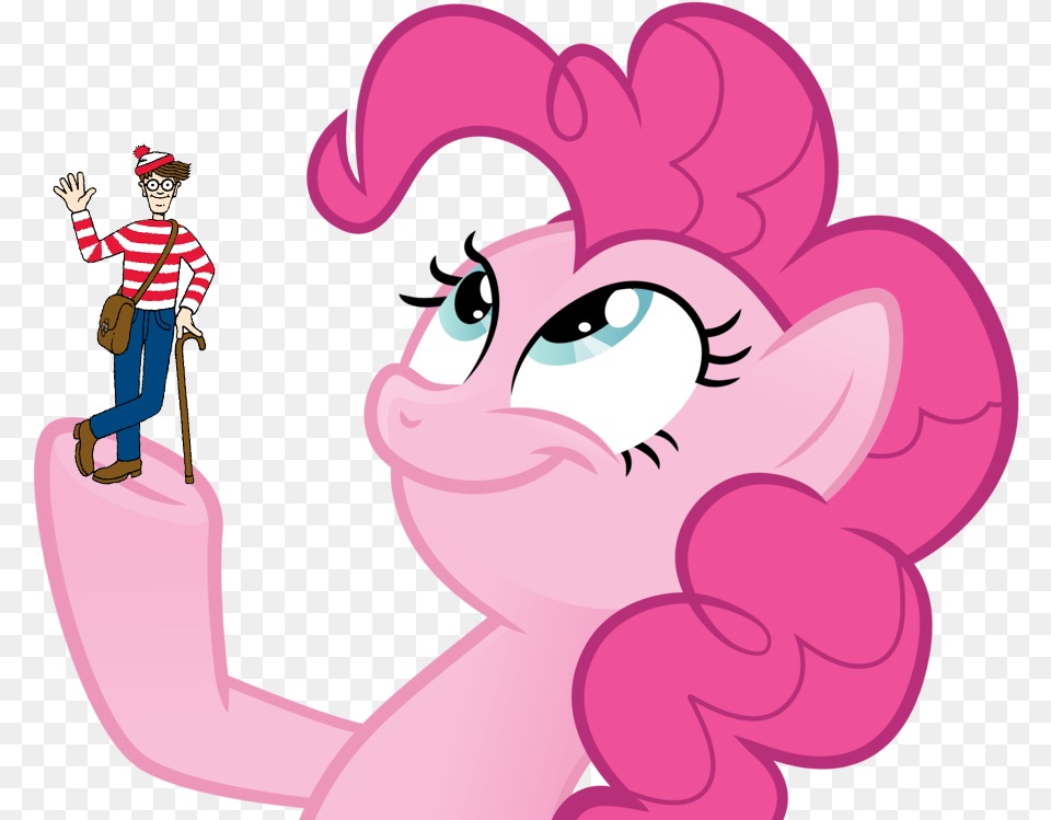 Pinkie Pie Pony Safe Simple Background Smiling Noose Transparent Background, Baby, Person, Book, Comics Free Png Download
