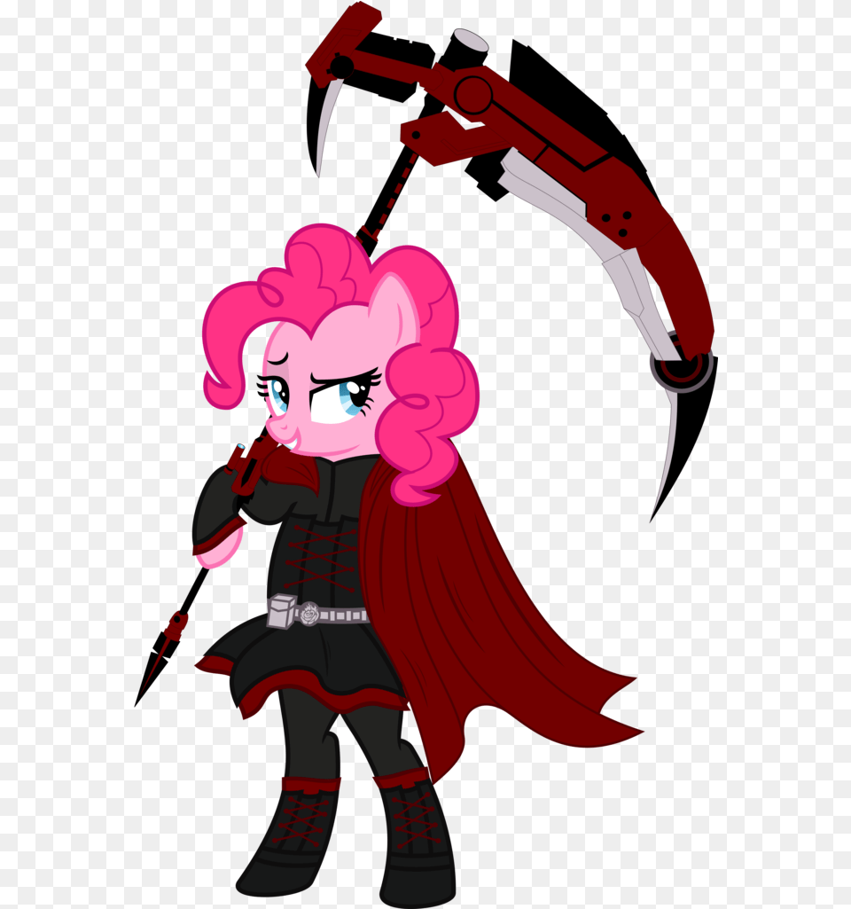 Pinkie Pie Ruby Rose Rwby Safe Simple Cartoon, Book, Comics, Publication, Baby Png Image
