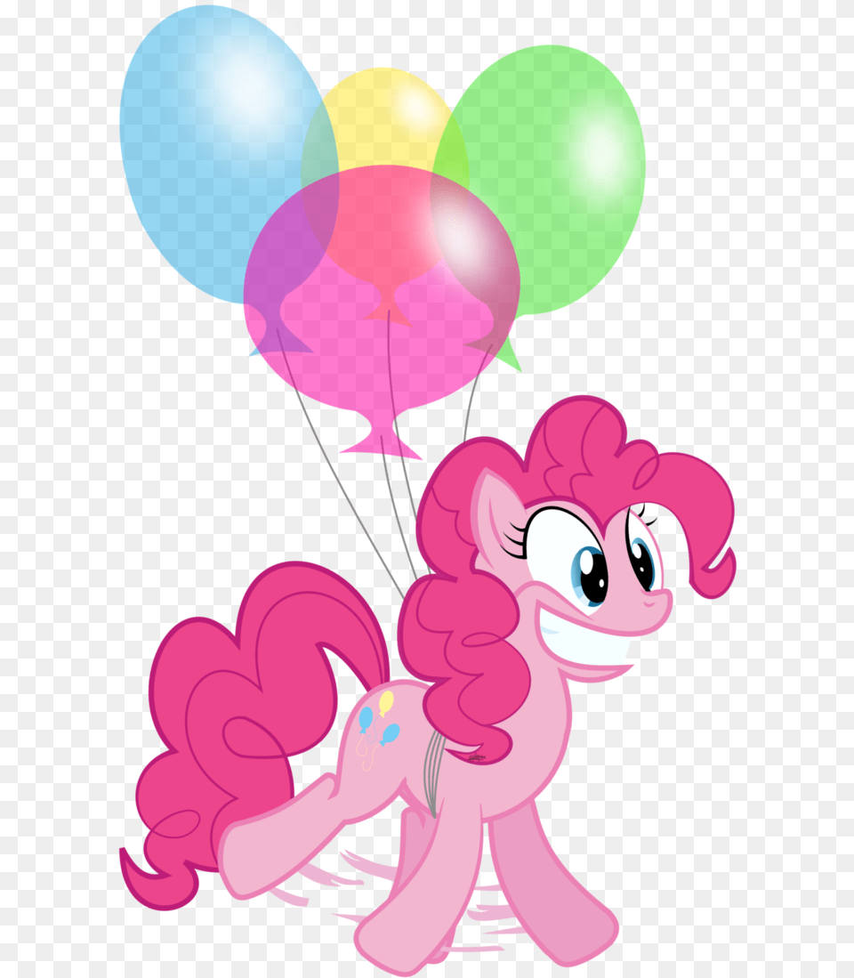 Pinkie Pie Transparent Background Pinkie Pie With Balloons, Balloon Png Image