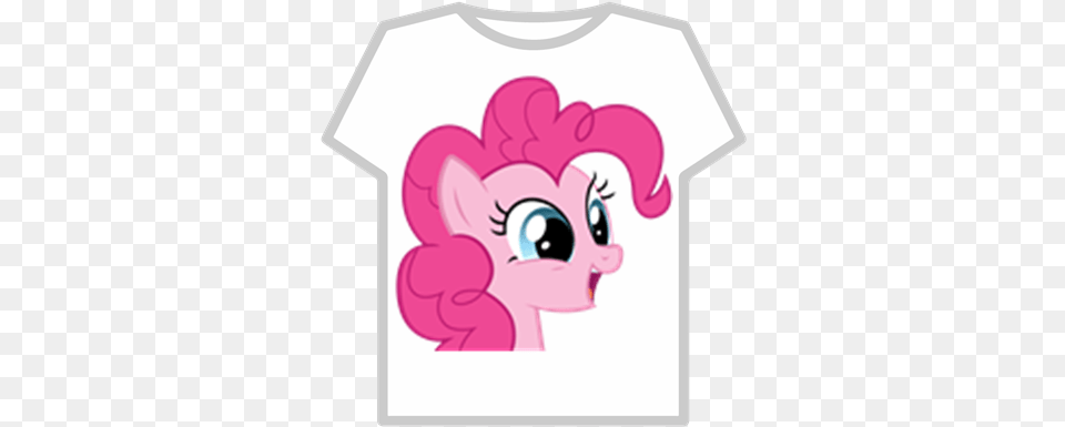 Pinkie Pie Transparent Roblox Free Roblox T Shirts, Clothing, T-shirt, Shirt, Face Png