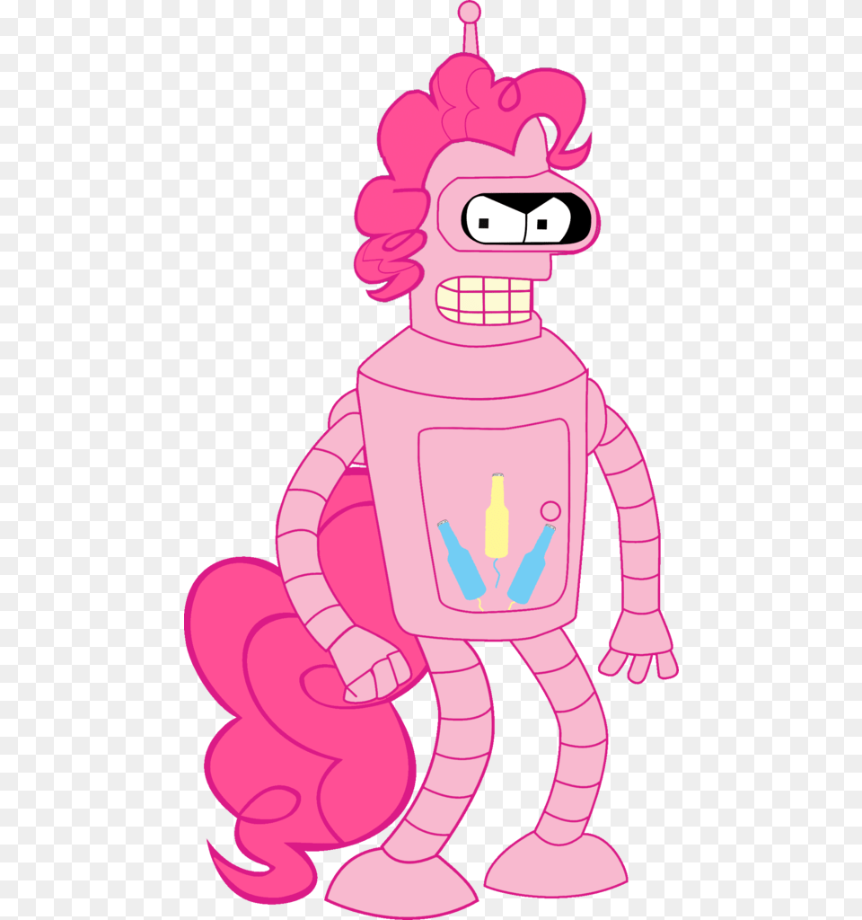 Pinkiepizzles Bender Bending Rodriguez Futurama Futurama Bender, Cartoon, Baby, Person, Purple Png