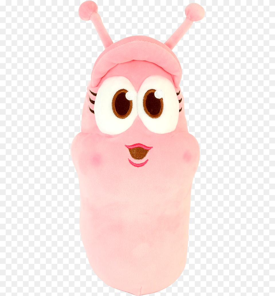 Pinklarva Stuffed Toy, Plush, Bag Free Transparent Png