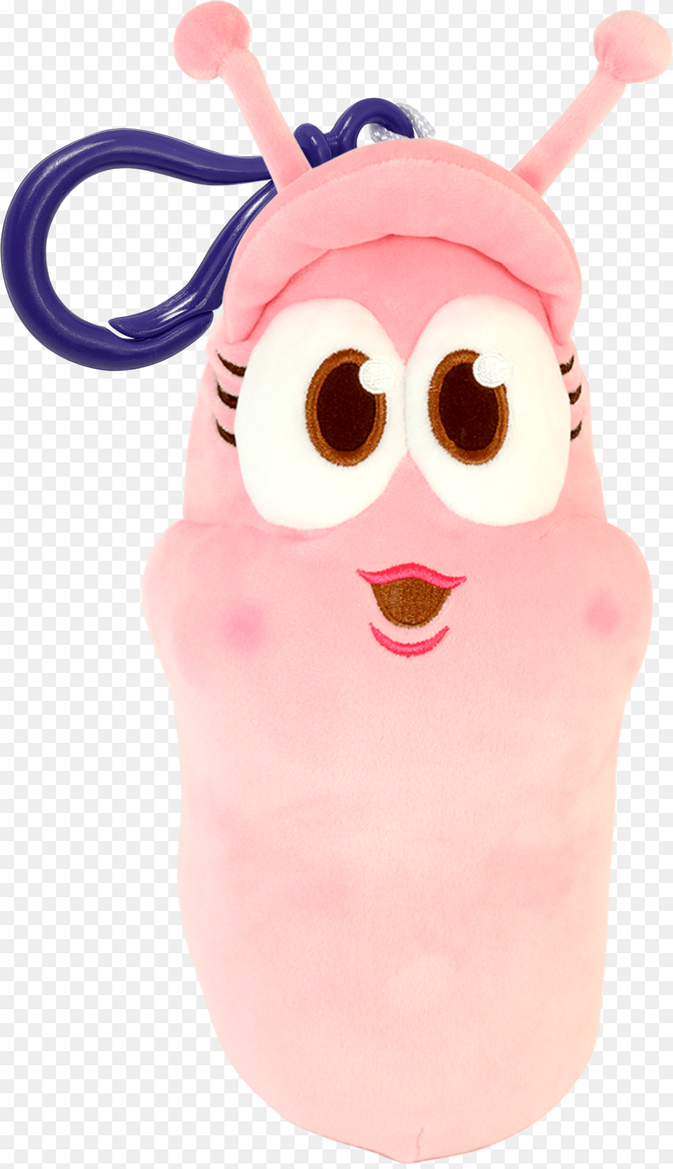 Pinklarvabpclip Stuffed Toy Free Png Download