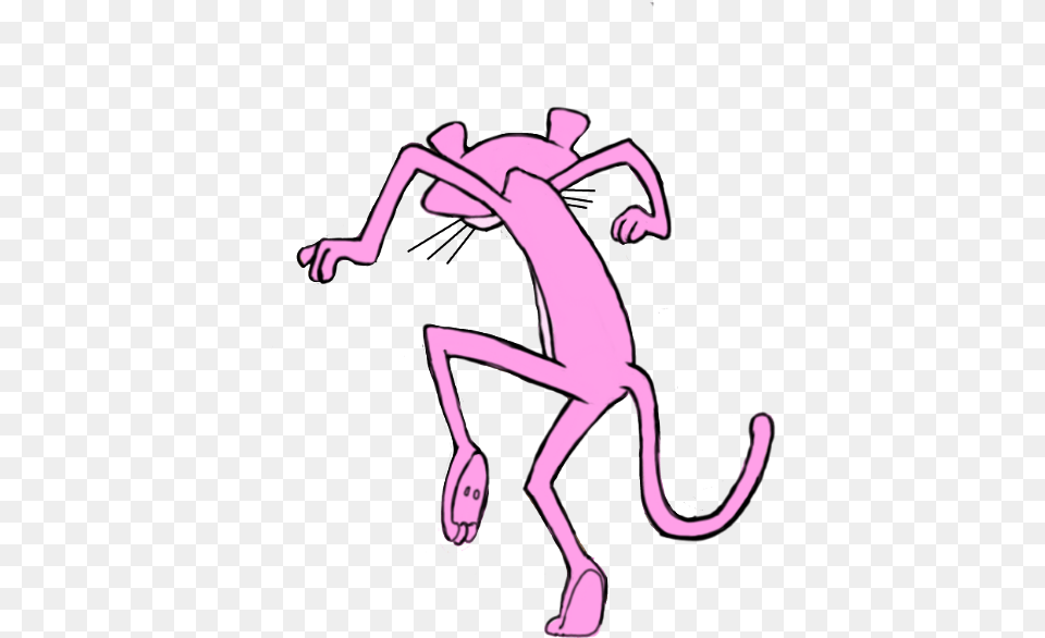 Pinkpanther Pink Panther Pinkpanter Panera Pink Panther Gif, Purple, Dancing, Leisure Activities, Person Free Transparent Png