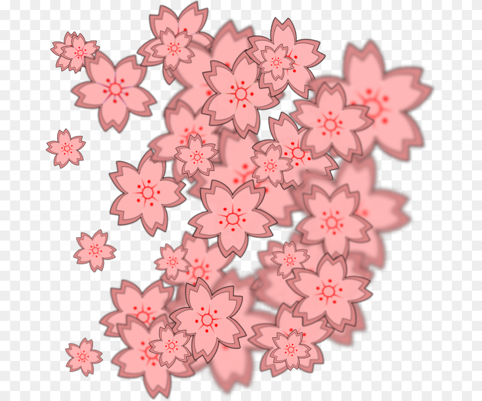 Pinkplantflower Cherry Blossom Petals Clip Art, Flower, Plant, Cherry Blossom, Pattern Free Transparent Png