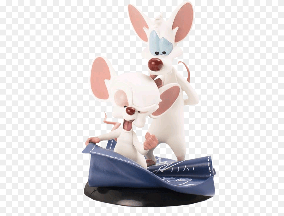 Pinky And The Brain Taking Over The World Q Fig Toons Pinky Amp The Brain Figuren, Figurine, Baby, Person Free Transparent Png