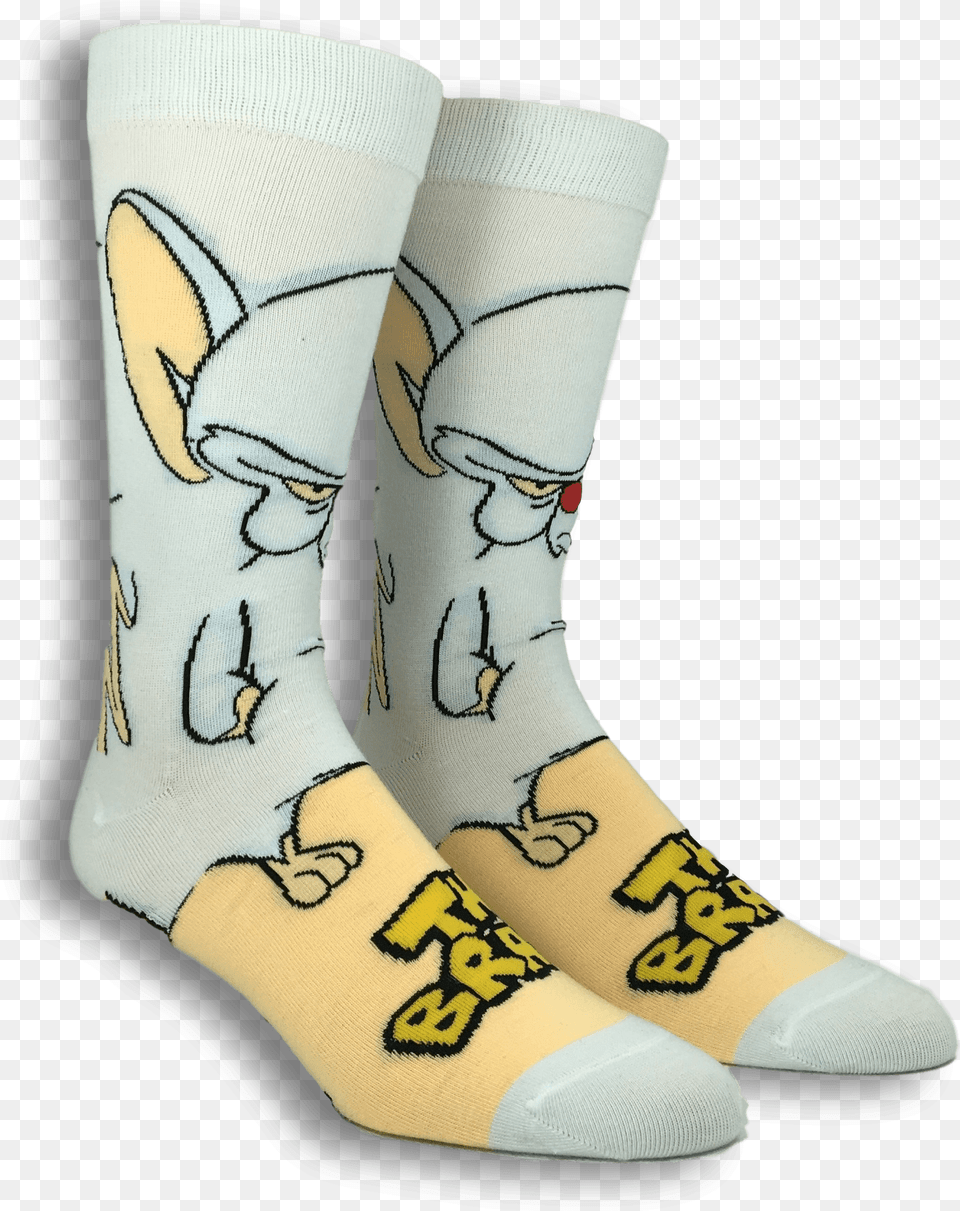 Pinky And The Brain The Brain 360 Socksclass, Clothing, Hosiery, Sock, Ankle Free Png