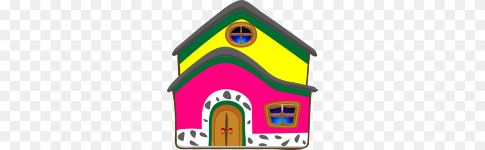 Pinkyellow House Clip Art, Neighborhood, Nature, Outdoors, Dog House Free Png Download