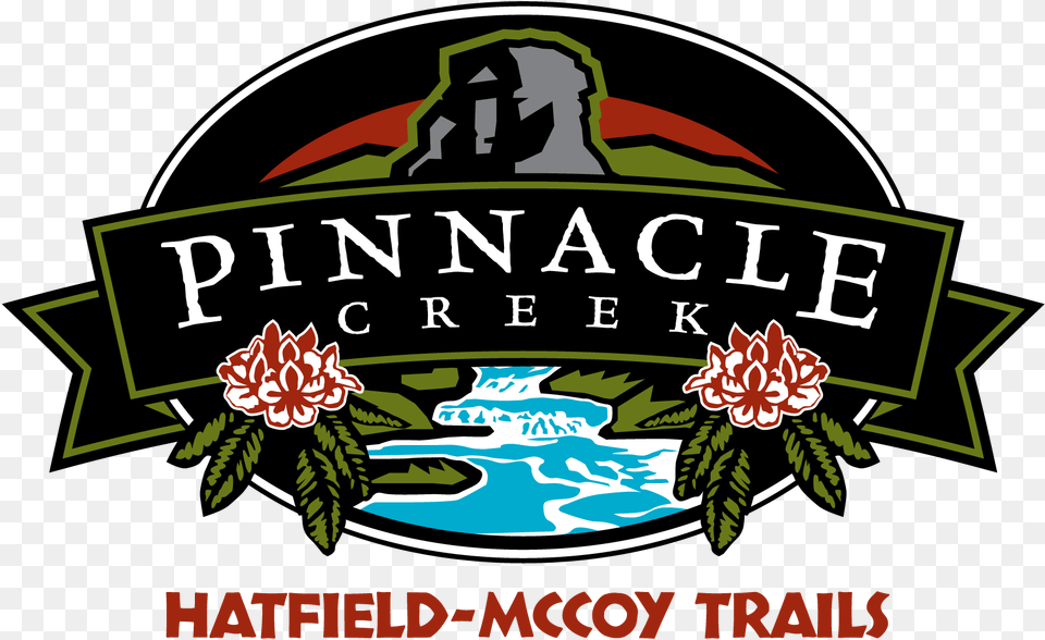 Pinnacle Creek Trailhead Hatfield Mccoy Trail Indian Ridge Logo, Architecture, Building, Factory, Flower Free Png
