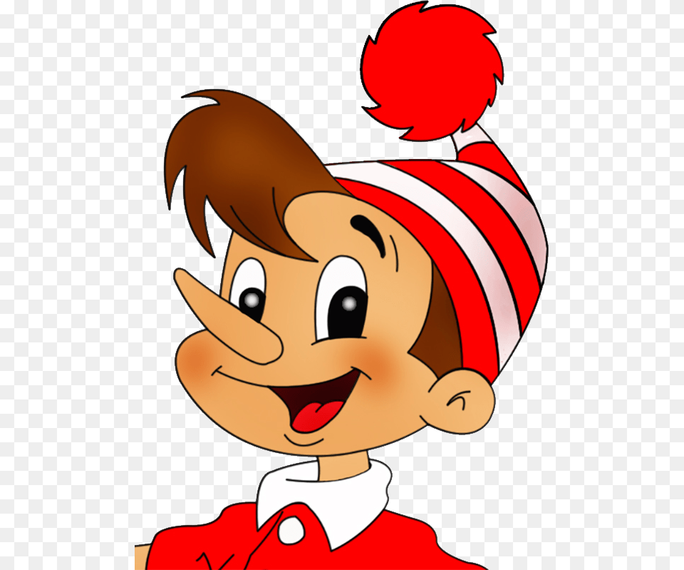 Pinocchio, Elf, Cartoon, Baby, Person Png