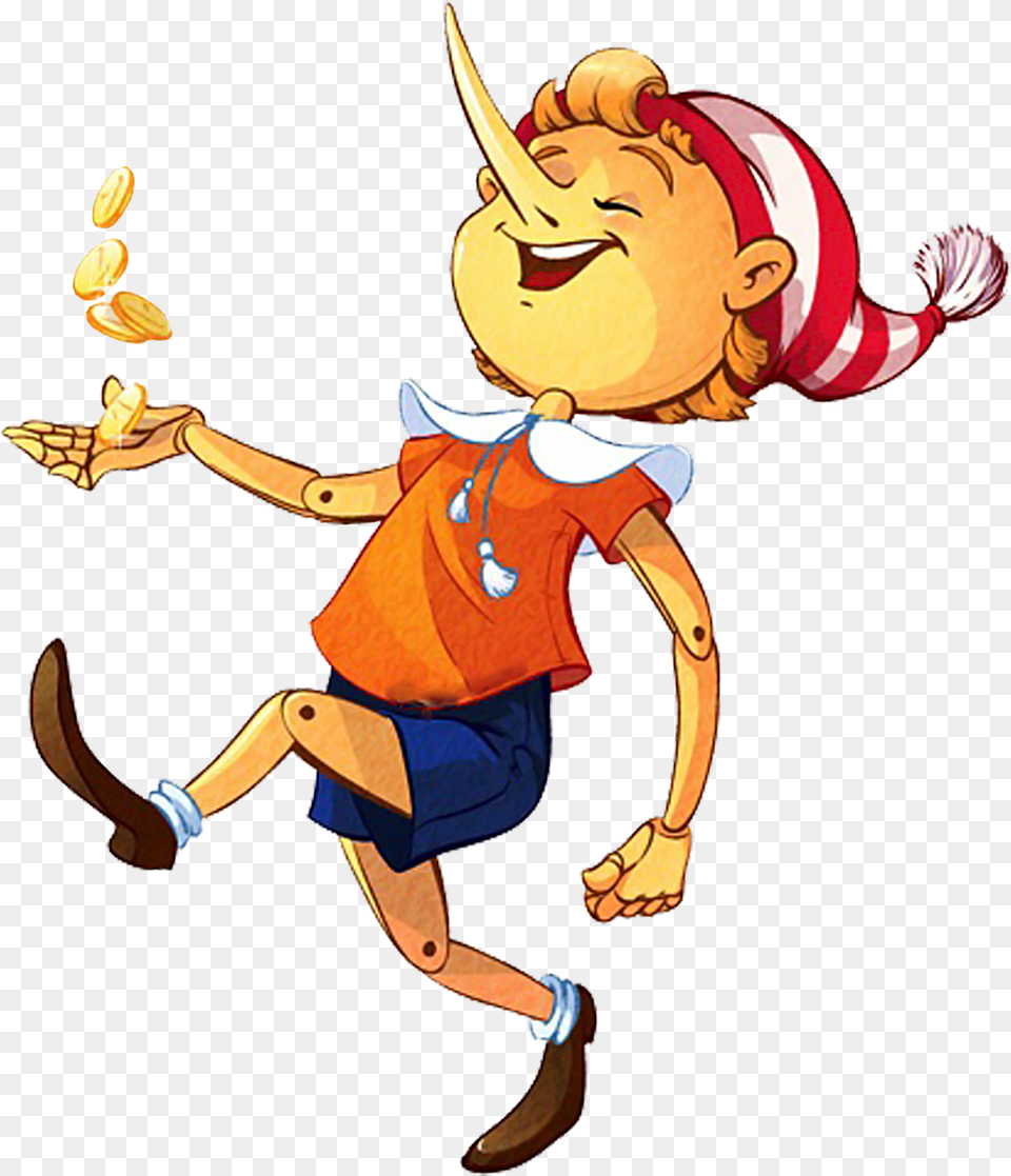 Pinocchio, Baby, Person, Cartoon, Face Free Png