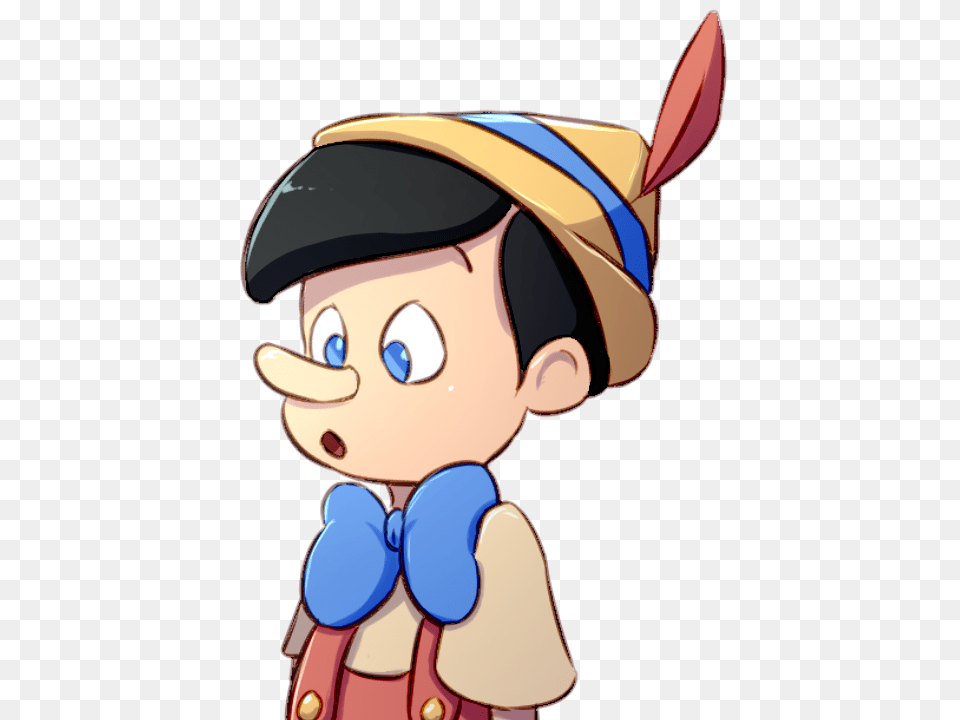 Pinocchio, Baby, Person, Cartoon, Face Free Png