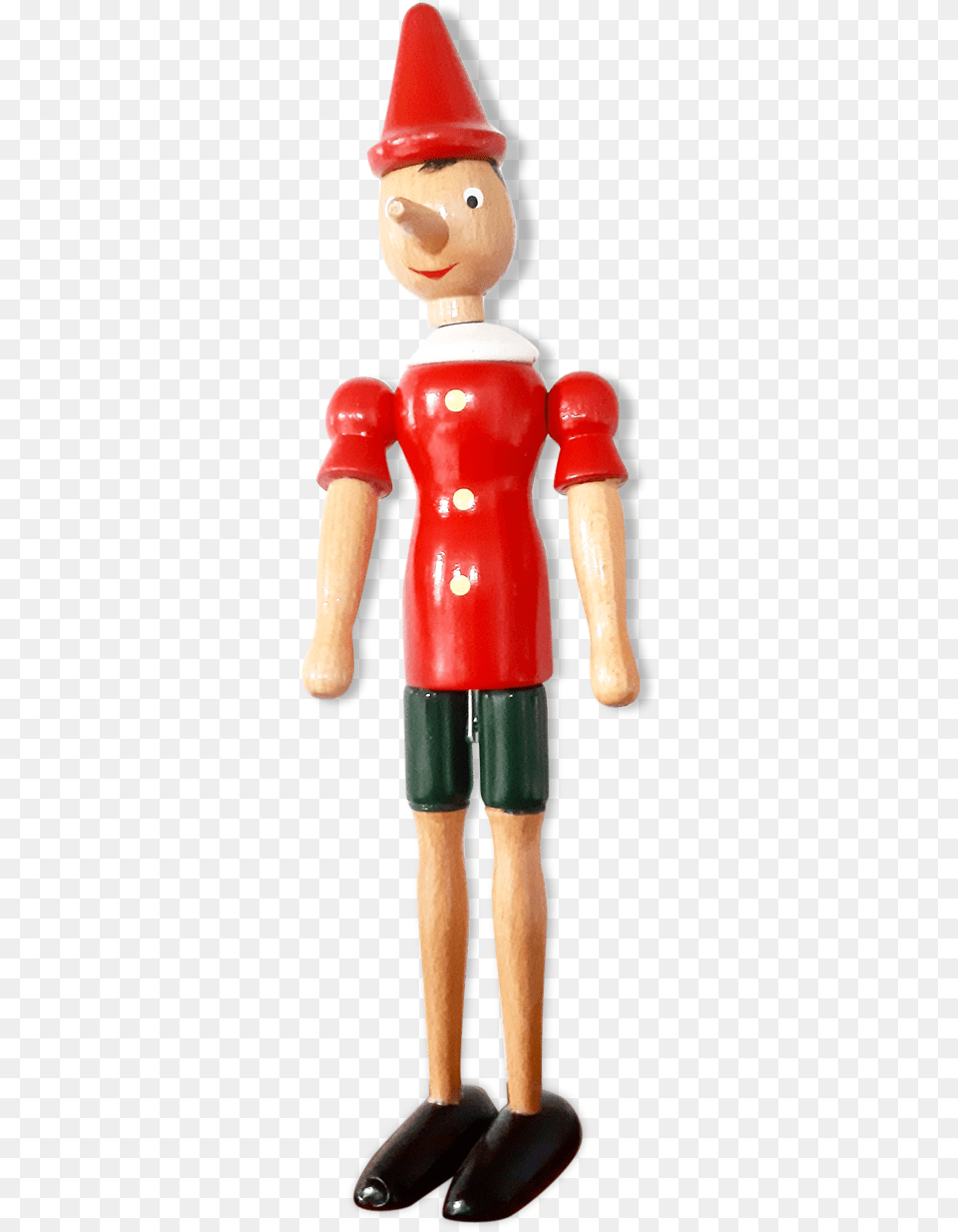 Pinocchio Articulated In Wooden From The 70src Https Figurine, Boy, Child, Male, Person Free Transparent Png