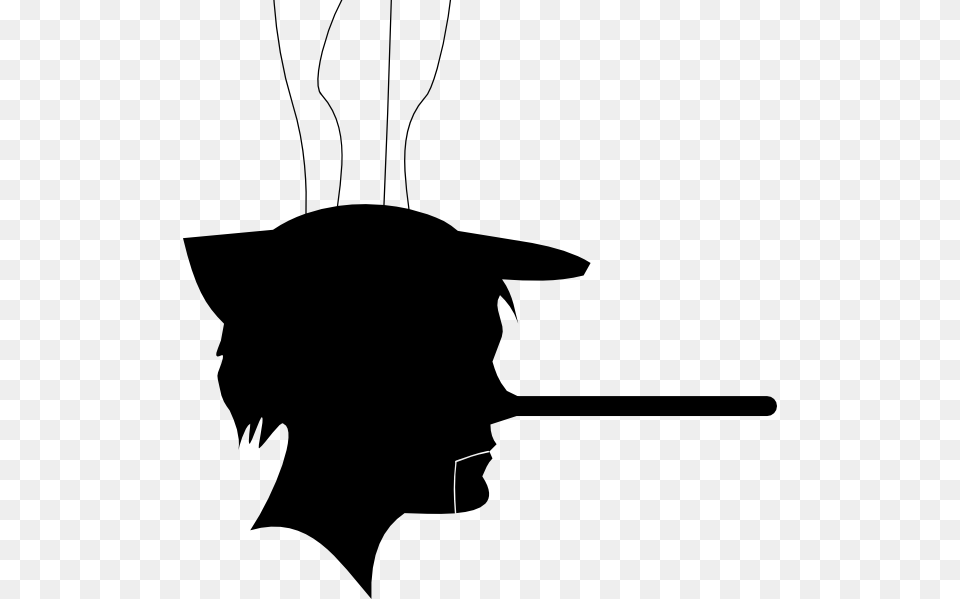 Pinocchio Clip Art, People, Person, Silhouette, Stencil Free Png Download