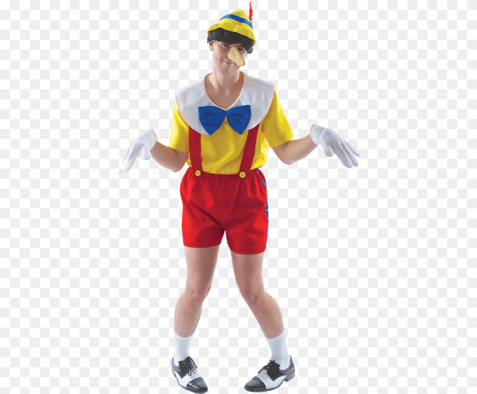 Pinocchio Pinnochio Costume, Person, Clothing, Boy, Male Free Transparent Png