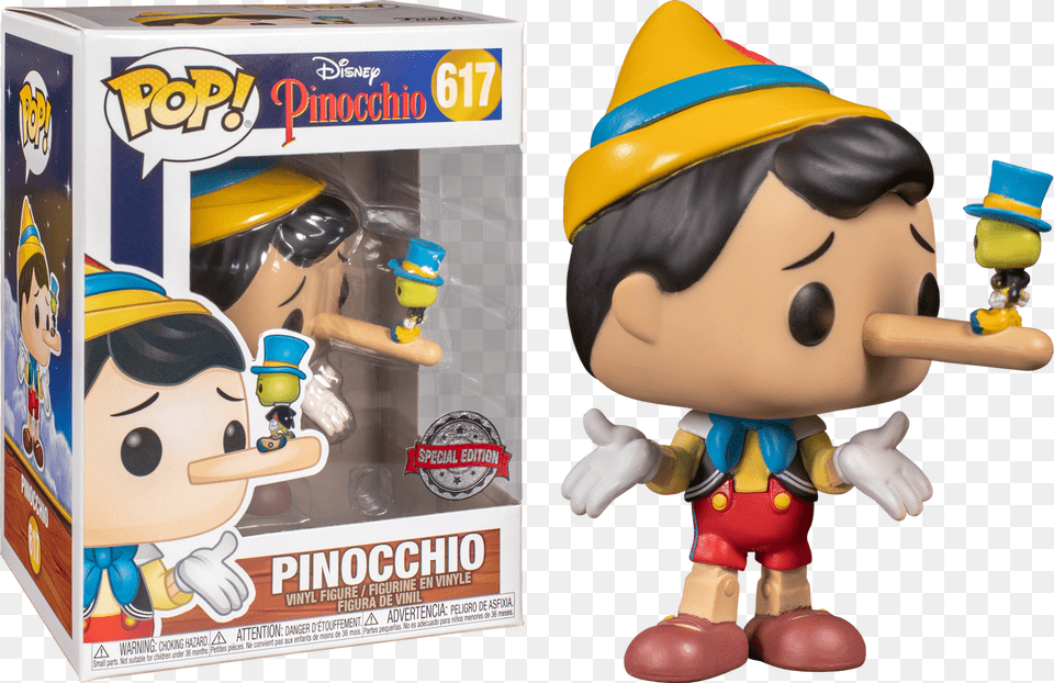 Pinocchio Pop In A Box, Baby, Person, Face, Figurine Free Png