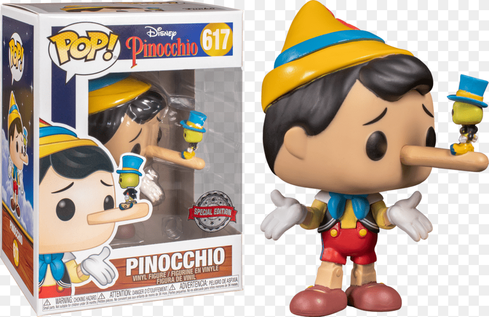 Pinocchio Pop In A Box Funko Pop, Person, Baby, Face, Head Png