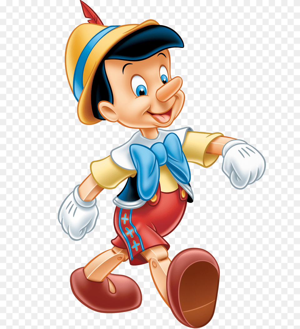 Pinocchio Walking Happy, Baby, Person, Face, Head Free Transparent Png