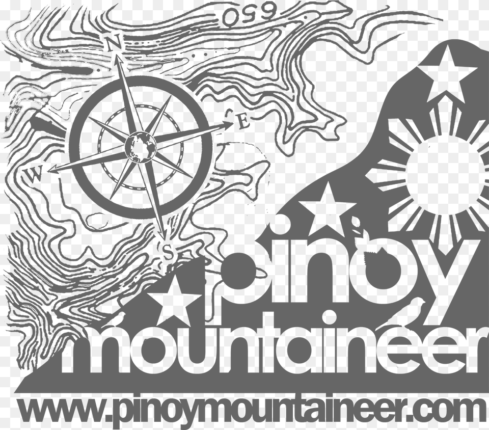Pinoy Mountaineer Logo, Gray, Text Free Png