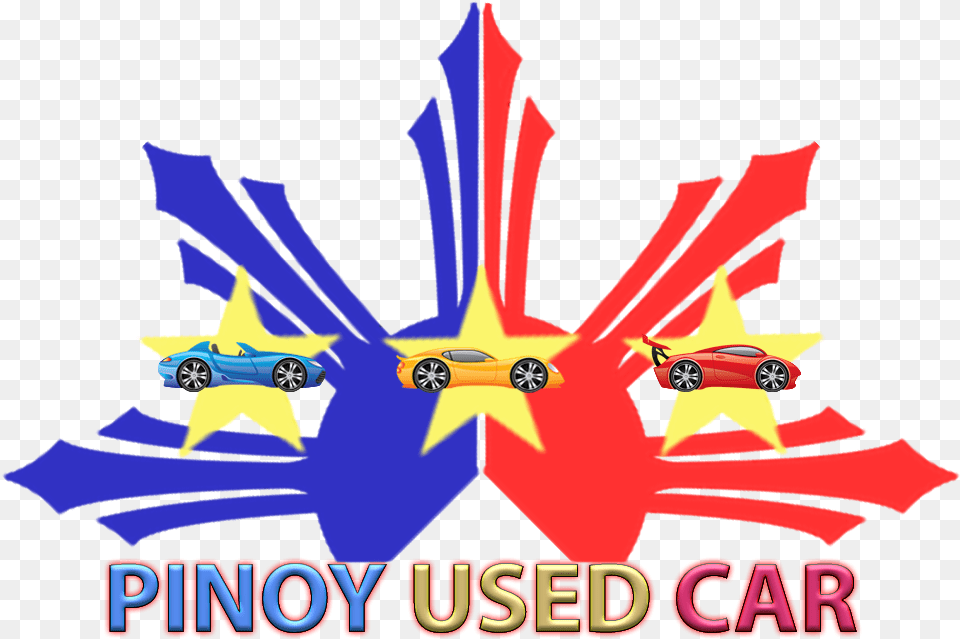 Pinoy Used Cars Tribal Philippine Flag Logo, Machine, Wheel, Car, Transportation Free Png Download