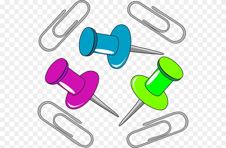 Pins Clipboard Paper Clip Paper Clip Office Office Supplies Clip Art, Pin, Ammunition, Weapon, Grenade Free Transparent Png