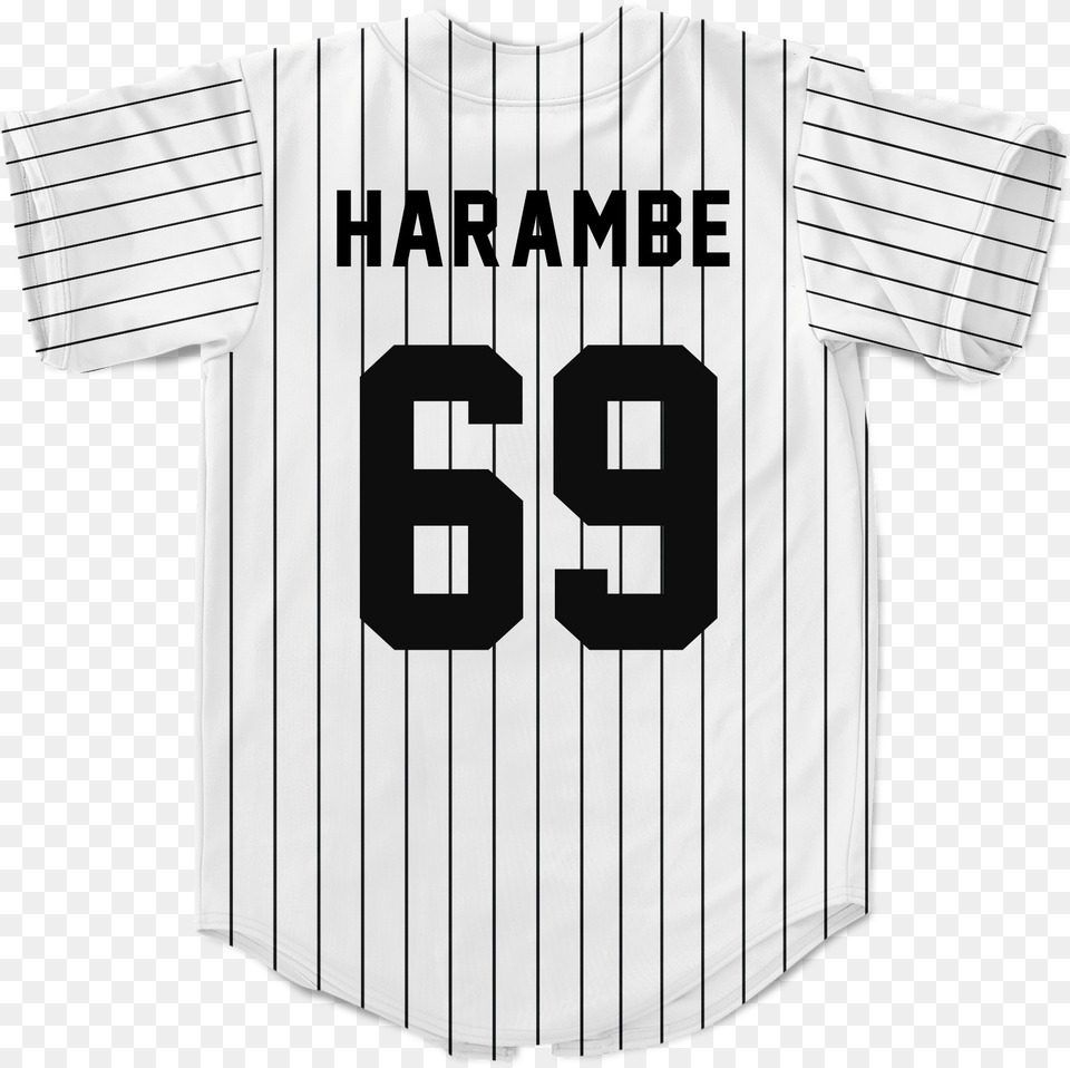 Pinstripe Baseball Jersey Back, Clothing, Shirt, T-shirt, People Free Png