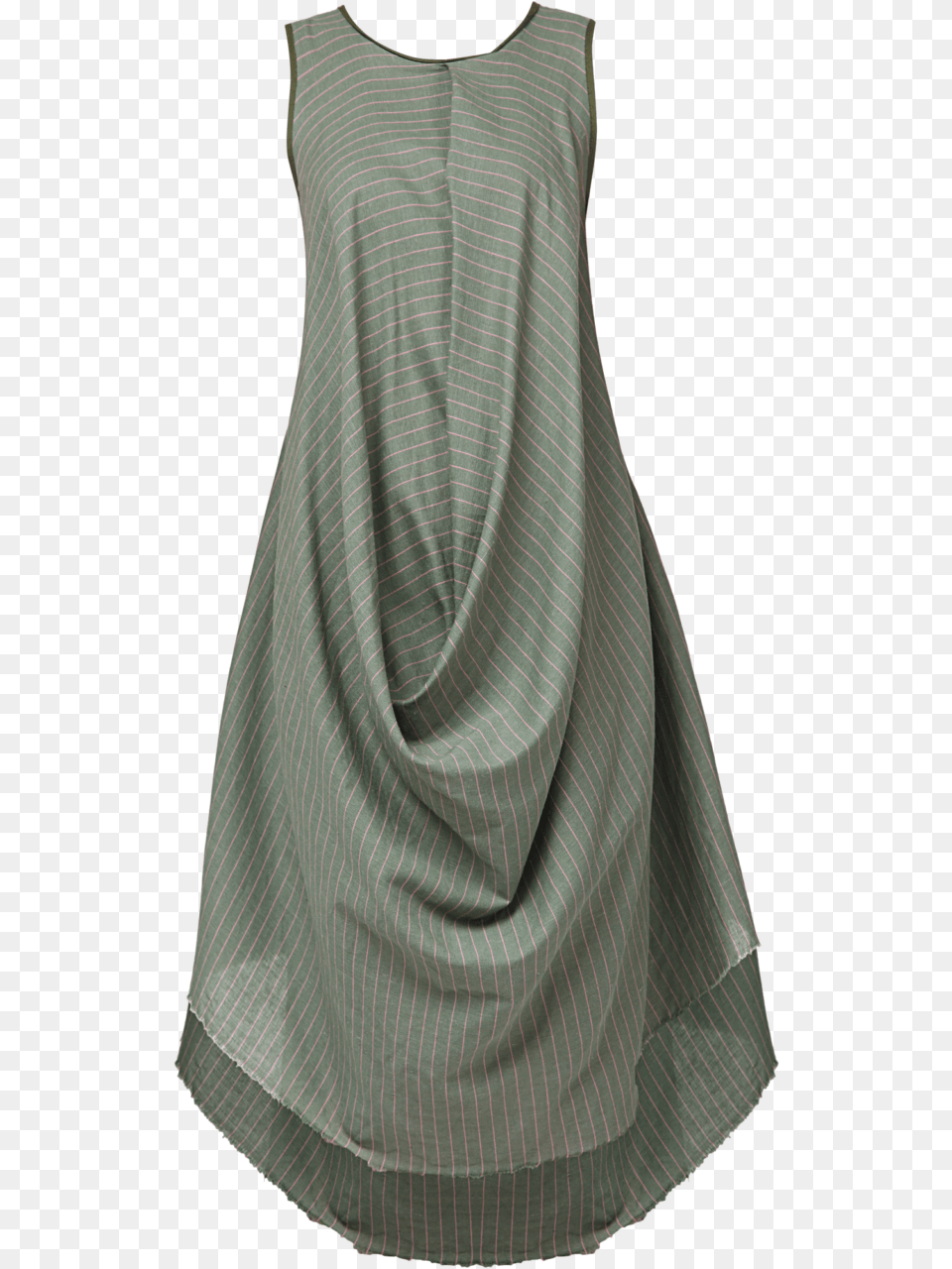 Pinstripe Draped Dress Cocktail Dress, Blouse, Clothing, Home Decor, Linen Png Image