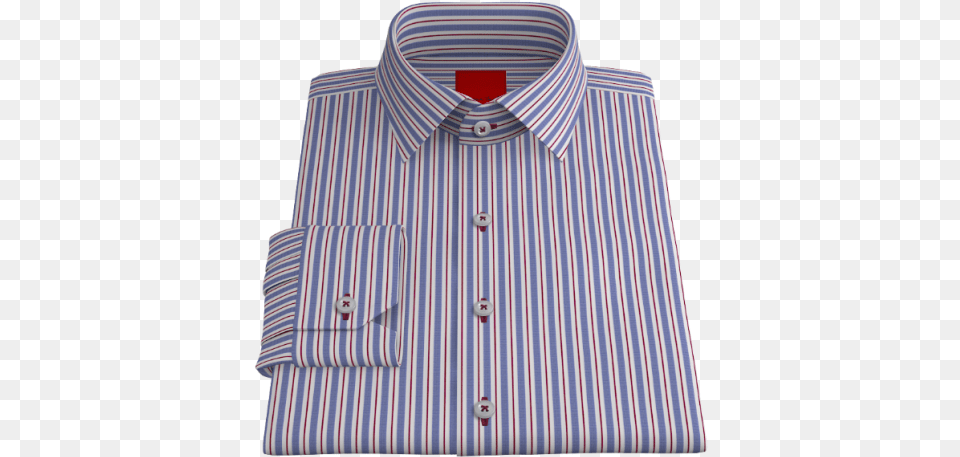 Pinstripe Red Amp Blue Oxford Red And Blue Oxford, Clothing, Dress Shirt, Shirt, Blouse Png