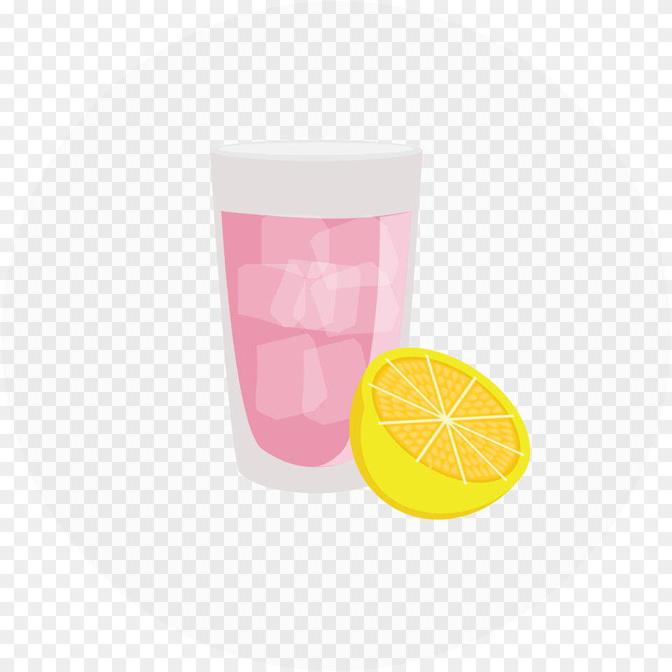 Pint Glass, Cup, Beverage, Plant, Lemon Free Transparent Png