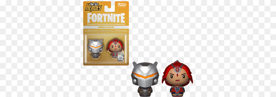 Pint Size Heroes Fortnite Omega Amp Valor 2 Pack Fortnite Pint Size Heroes, Plush, Toy, Baby, Person Png Image