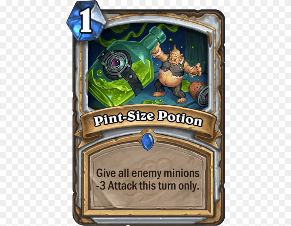 Pint Sized Potion Hearthstone, Advertisement, Baby, Person, Poster Png