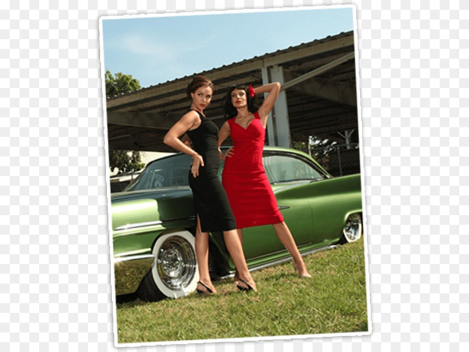 Pinup Burlesque Costume New Orleans Nola French Quarter Classic Car, Adult, Wheel, Vehicle, Transportation Png Image