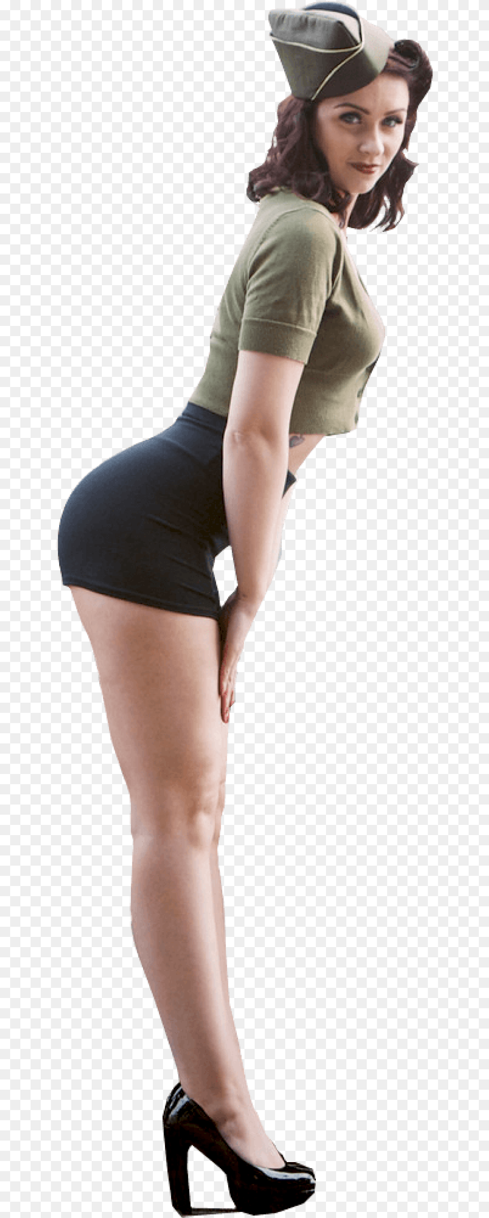 Pinup Woman Image Girl Cut Out, Adult, Skirt, Shoe, Person Free Transparent Png
