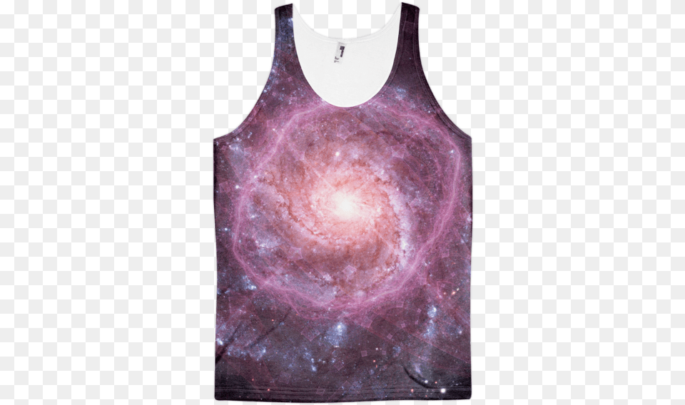 Pinwheel Of Lace And Love Spiral Galaxy, Clothing, Tank Top, Blouse, Astronomy Free Png