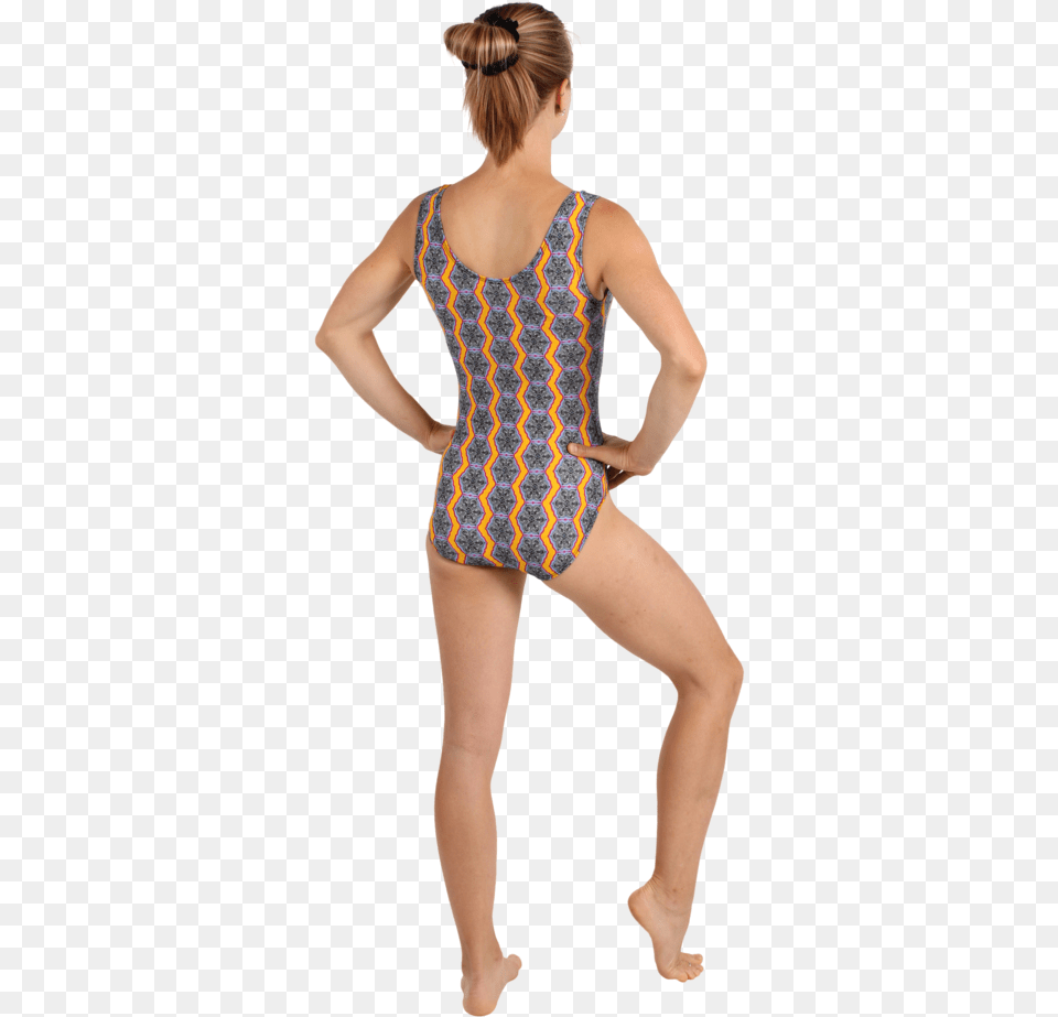 Pinwheel Tank Leotard Maillot, Adult, Back, Body Part, Clothing Png