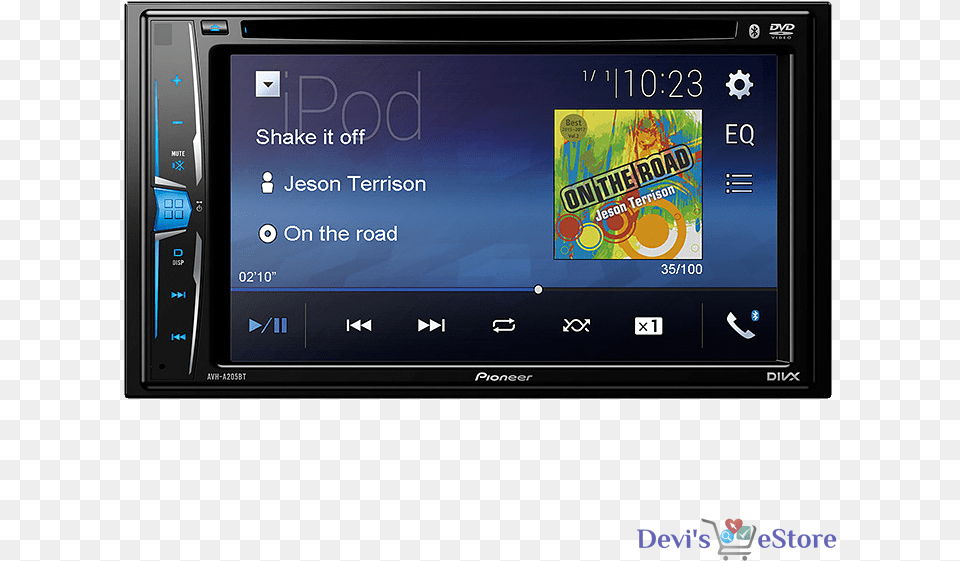 Pioneer Avh A205bt Touchscreen Bluetooth Car Radio Pioneer Mvh, Electronics, Stereo, Computer Hardware, Hardware Free Png Download