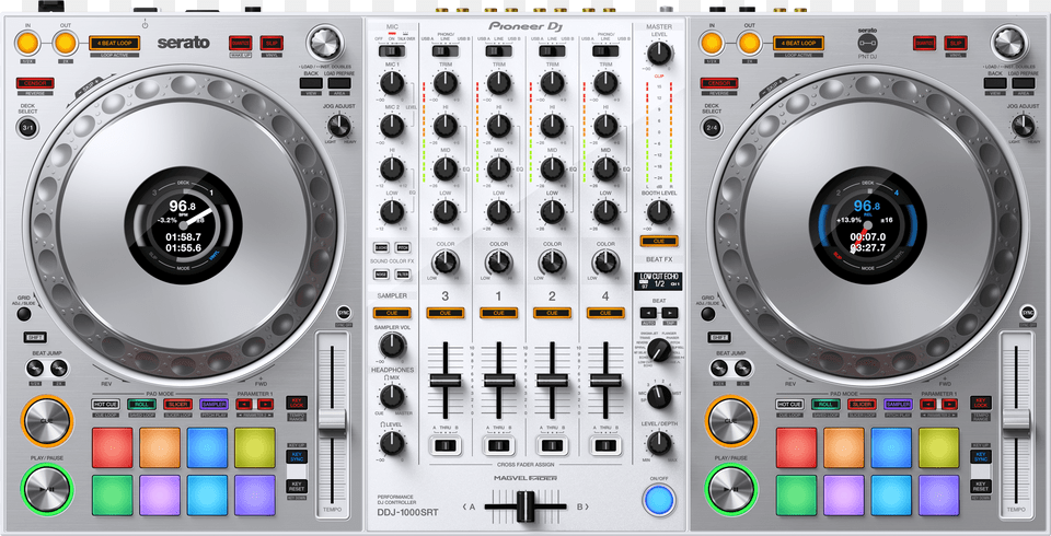 Pioneer Ddj 1000 White, Appliance, Cd Player, Device, Electrical Device Png Image