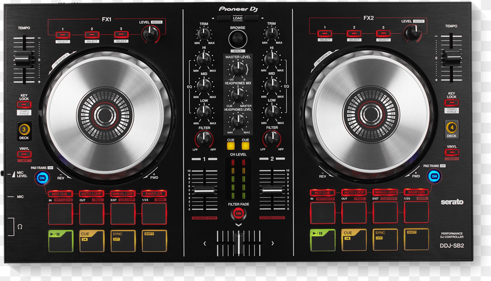 Pioneer Ddj Sb2 Portable 2 Channel Controller For Serato Pioneer Ddj Rb Price In India, Cooktop, Indoors, Kitchen, Cd Player Free Transparent Png