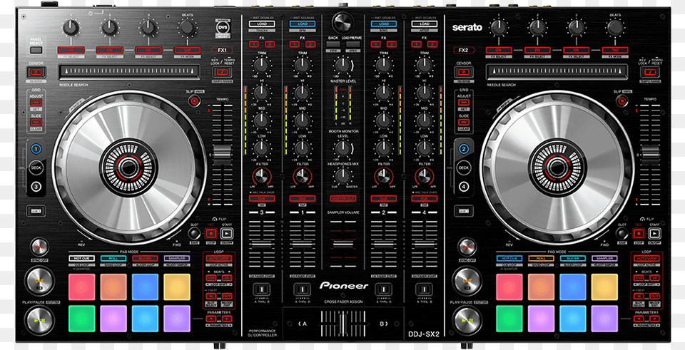 Pioneer Ddj Sx2 Best Dj Controller 2018, Cd Player, Electronics, Aircraft, Airplane Free Png